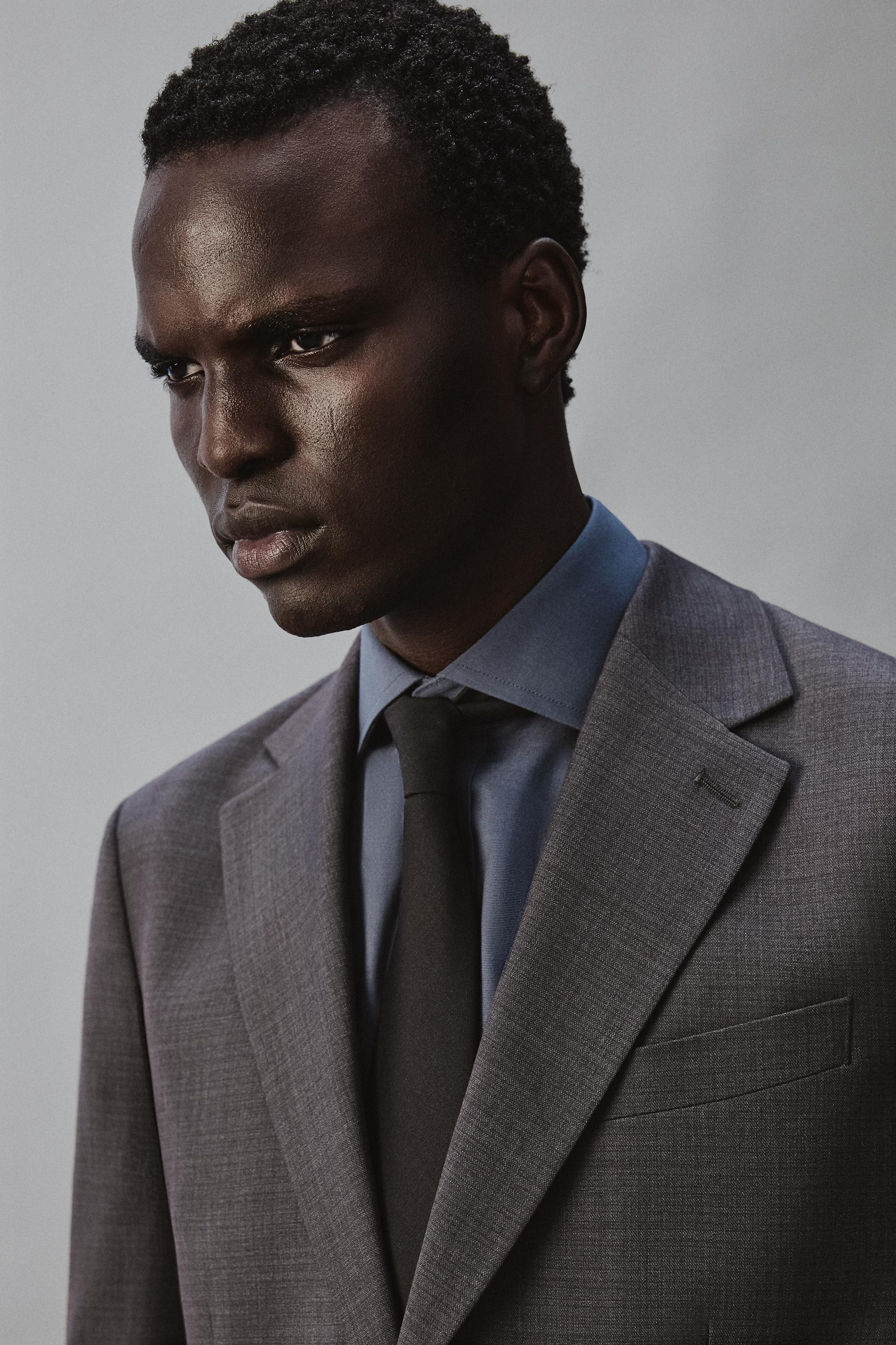 VESTE DE COSTUME STRUCTURÉE